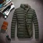 doudoune armani moins cher mode triangle mark army green